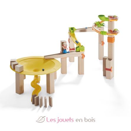 Toboggan à billes - Boîte de base Funnel Jungle HA-302945 Haba 2