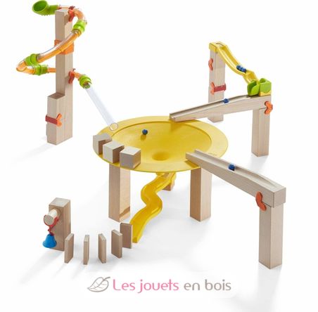 Toboggan à billes - Boîte de base Funnel Jungle HA-302945 Haba 4