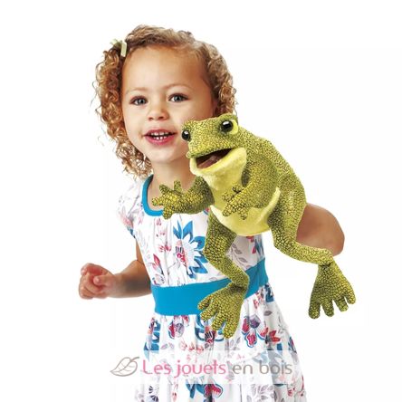 Marionnette à main Grenouille rigolote FO-3033 Folkmanis 2
