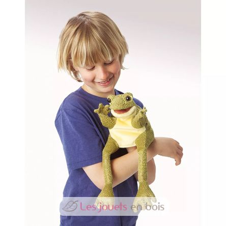 Marionnette à main Grenouille rigolote FO-3033 Folkmanis 3