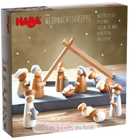 Crèche de Noël en bois HA304685 Haba 1