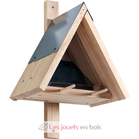 PROVIDE Mangeoire à oiseaux en acier inoxydable, mangeoire à graines pour  petits oiseaux, mangeoires à oiseaux pour oiseaux sauvages, station