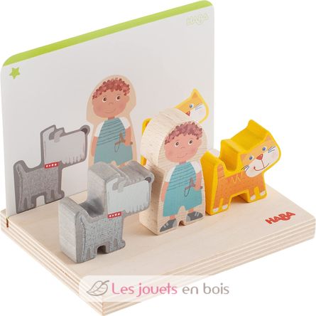 Jeu à empiler 3D À la ferme HA306707 Haba 2