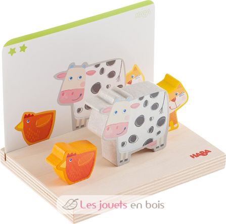 Jeu à empiler 3D À la ferme HA306707 Haba 4