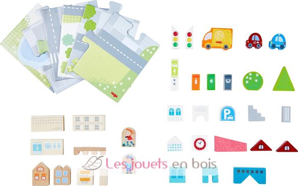 Blocs et puzzle vie citadine HA306782 Haba 3