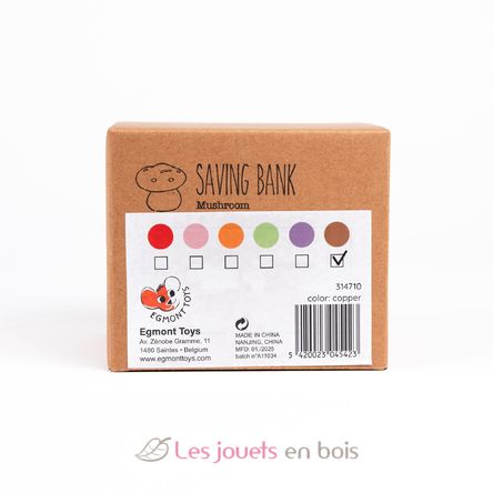 Tirelire Champignon cuivré EG314710 Egmont Toys 7