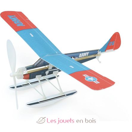 Avion à élastique bleu V3211B Vilac 1