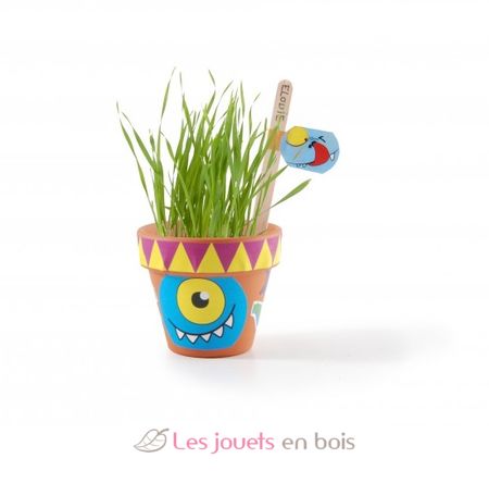 Coffret DIY - Je fabrique mes pots monstres RC-032785 Radis et Capucine 3