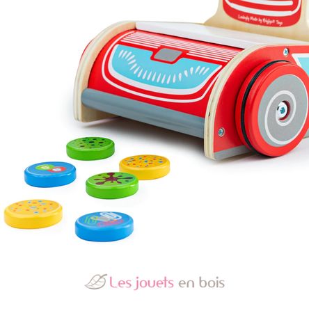 Aspirateur en bois pour enfant BJ-33009 Bigjigs Toys 2