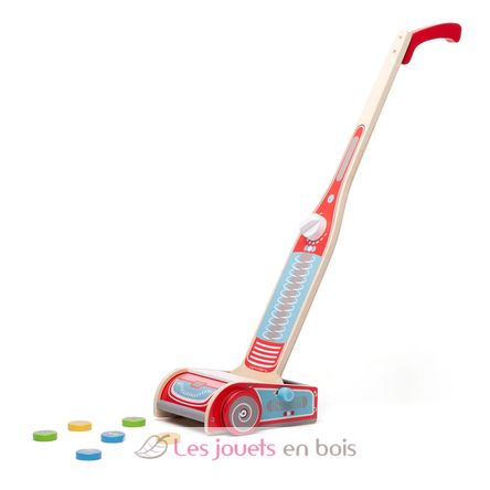 Aspirateur en bois pour enfant Bigjigs Toys Jouets en bois
