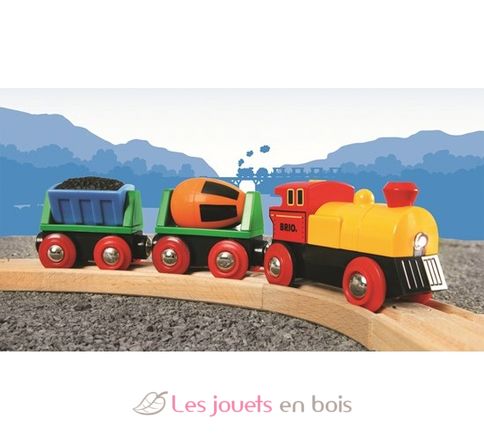 Train de marchandises avec lumière BR33319 Brio 4