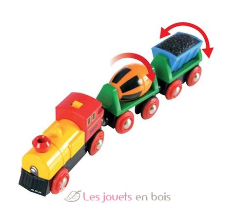 Train de marchandises avec lumière BR33319 Brio 6