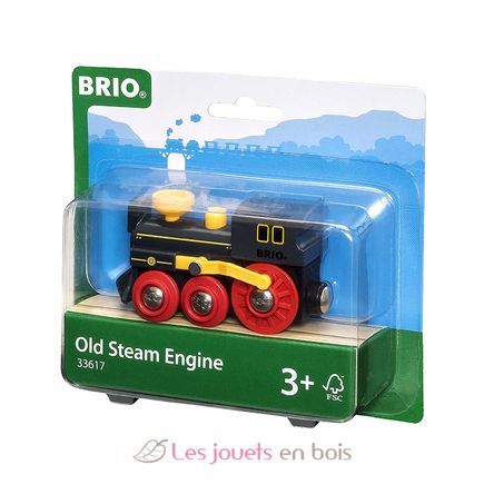 Grande locomotive à vapeur BR33617 Brio 2