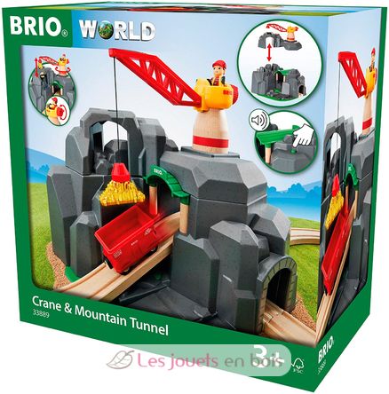 Plateforme grue et tunnels multifonctions BR33889 Brio 9