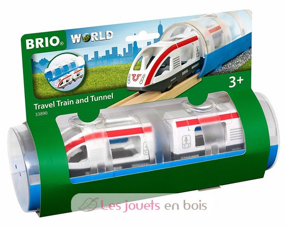 Train de voyageurs et tunnel BR33890 Brio 4