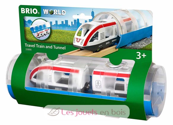 Train de voyageurs et tunnel BR33890 Brio 1