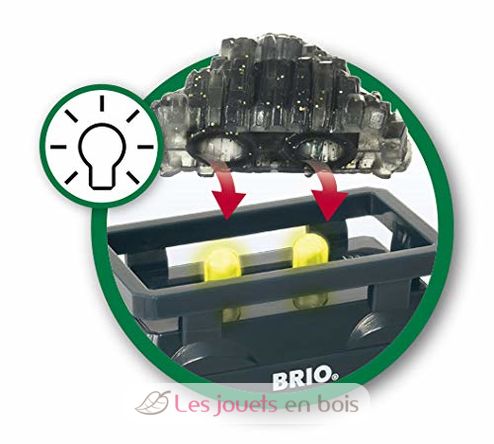 Wagon lumineux chargé d’or BR33896 Brio 2