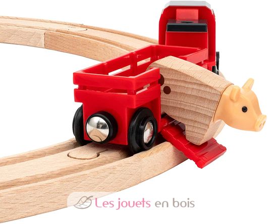 Circuit de la ferme et locomotive à pile BR-33984 Brio 5