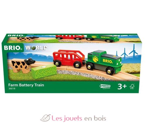 Train de la ferme à pile BR36018 Brio 7