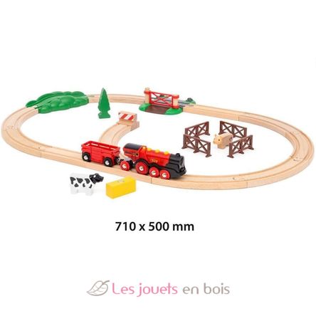 Circuit campagne avec locomotive à piles BR36029 Brio 8