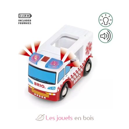 Camion Ambulance - Son et Lumière BR-36035 Brio 4