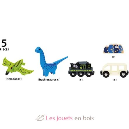 Train des Dinosaures à pile BR-36096 Brio 8