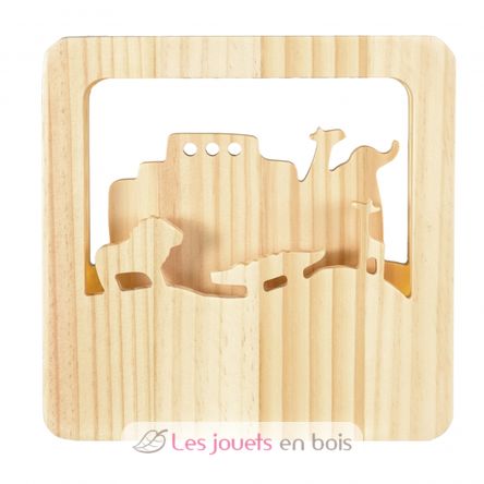 Veilleuse en bois Arche de Noé EG361000 Egmont Toys 1