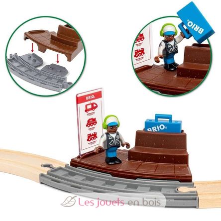 Circuit de train à rétrofriction BR36102 Brio 6