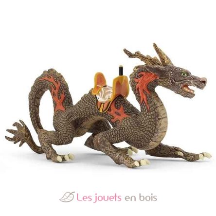 Figurine Dragon de feu avec selle PA38973-2993 Papo 1
