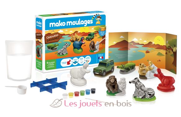 Coffret moulage Destination Savane MM-39010 Mako Créations 2