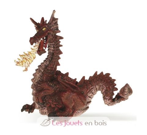 Figurine Dragon rouge avec flamme PA-39016 Papo 1