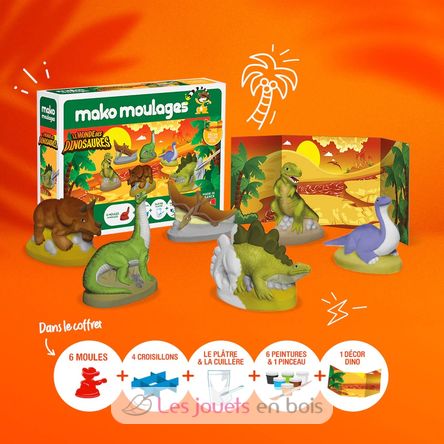 Coffret moulages en plâtre - Destination Savane - Mako moulages