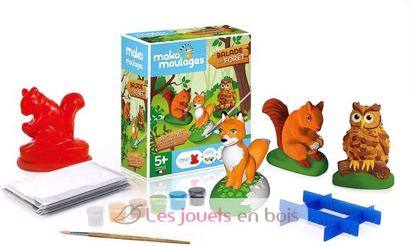 Coffret moulage Balade en forêt MM-39049 Mako Créations 2