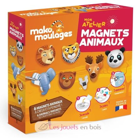 Mon atelier moulage Magnets Animaux MM39095 Mako Créations 1