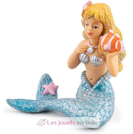Figurine Sirène argentée PA39107 Papo 2