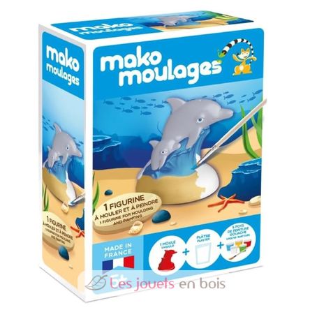 Coffret moulage Dauphin et son bébé MM39116 Mako Créations 1