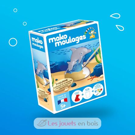 Coffret moulage Dauphin et son bébé MM39116 Mako Créations 5