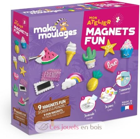 Mon atelier moulage Magnets Fun MM-39119 Mako Créations 1