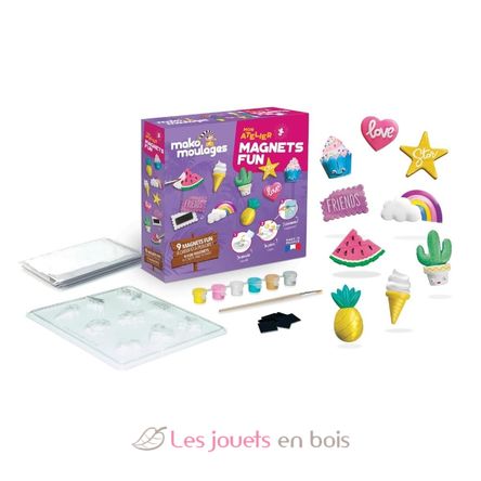 Mon atelier moulage Magnets Fun MM-39119 Mako Créations 3