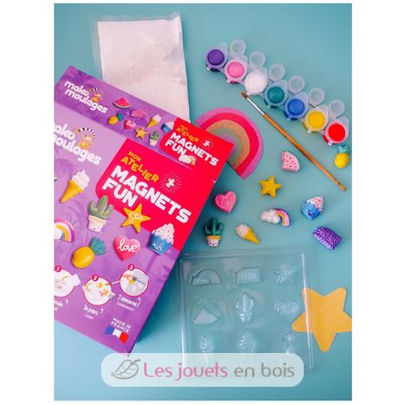 Mon atelier moulage Magnets Fun MM-39119 Mako Créations 5
