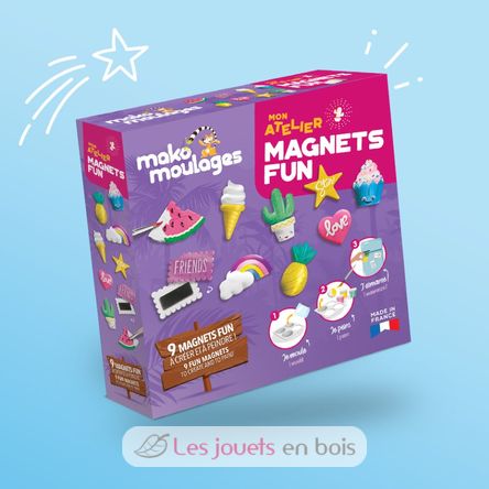 Mon atelier moulage Magnets Fun MM-39119 Mako Créations 7