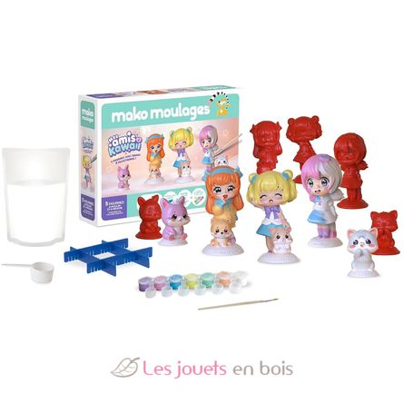 Coffret moulage Mes amis Kawaii MM-39121 Mako Créations 2