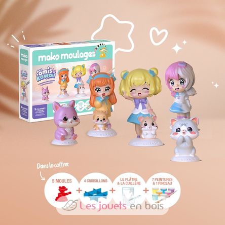 Coffret moulage Mes amis Kawaii MM-39121 Mako Créations 3