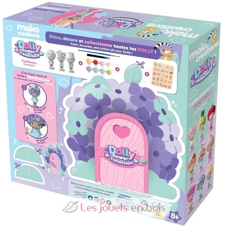 Figurines Dolly Flower à peindre et décorer MM39200 Mako Créations 3
