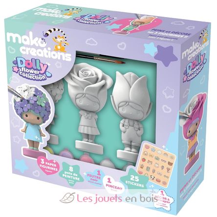 Figurines Dolly Flower à peindre et décorer MM39200 Mako Créations 1
