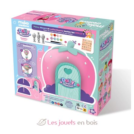 Figurines Dolly Fruit à peindre et décorer MM39201 Mako Créations 3
