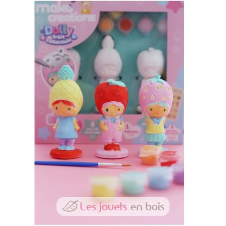 Figurines Dolly Fruit à peindre et décorer MM39201 Mako Créations 4