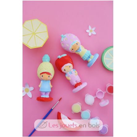 Figurines Dolly Fruit à peindre et décorer MM39201 Mako Créations 7