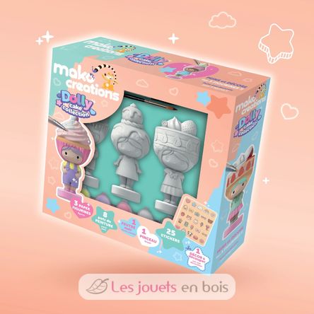 Figurines Dolly Cake à peindre et décorer MM39202 Mako Créations 2