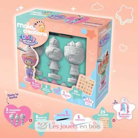 Figurines Dolly Cake à peindre et décorer MM39202 Mako Créations 4